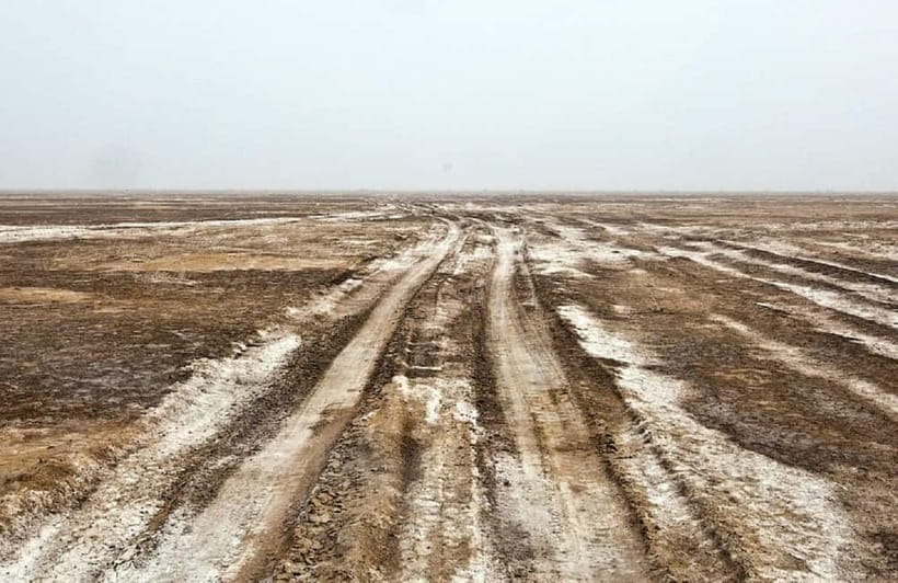 Aral Sea One Day Trip from Nukus. - The Usturt Plateau and its white canyons