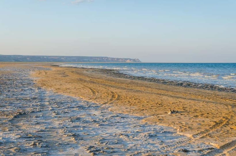 Aral Sea One Day Trip from Nukus. - Komsomolsk, Sudochye Lake, and the return route