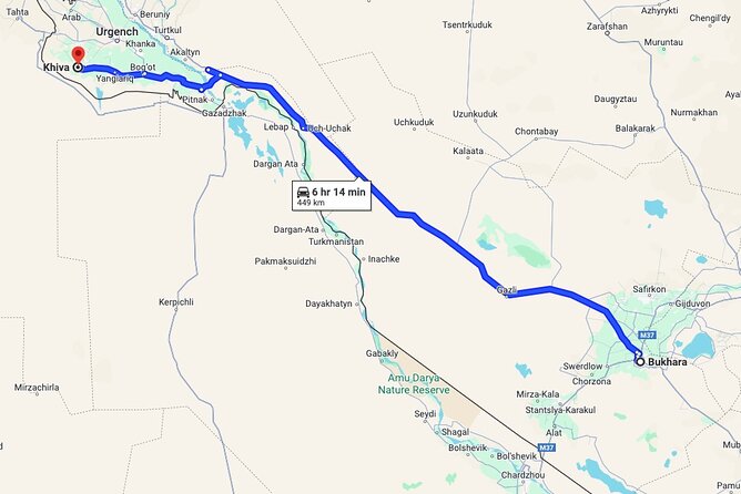 Private Bukhara-Khiva Transfer via Ancient Fortresses - How the day is likely to work