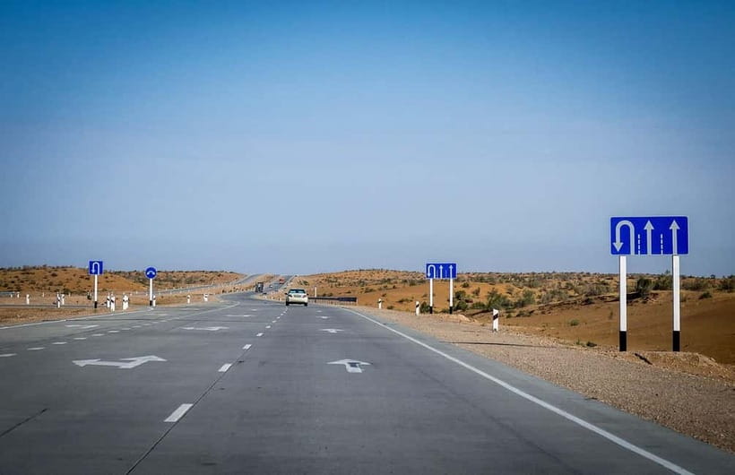 Transfer: Bukhara - Khiva via Ancient Fortresses - Leaving Bukhara for the Khorezm Oasis